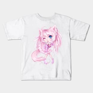 Knotty Kitten Logo Kids T-Shirt